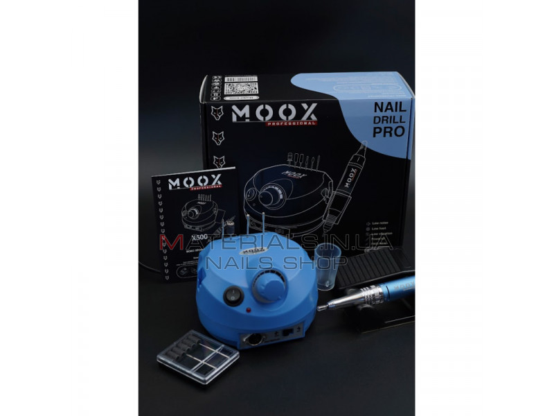 Фрезер Мокс X500 (Sky blue) на 45 000 об/хв. та 65W. для манікюру та педикюру
