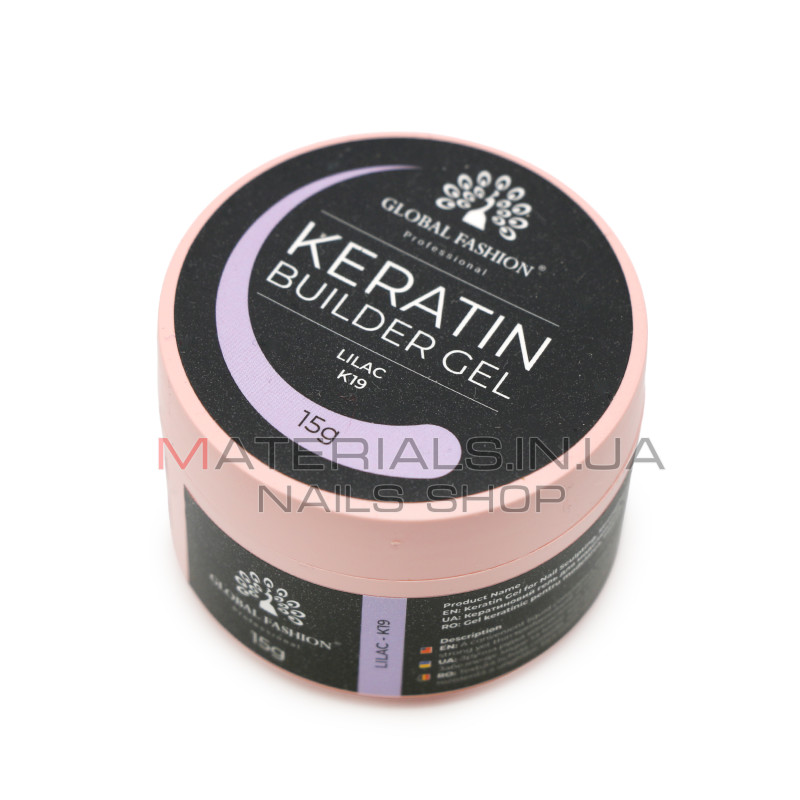 KERATIN BUILDER GEL, Global Fashion, 15 g, K19