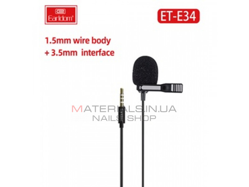 Микрофон для телефона 3.5mm — Earldom ET-E34