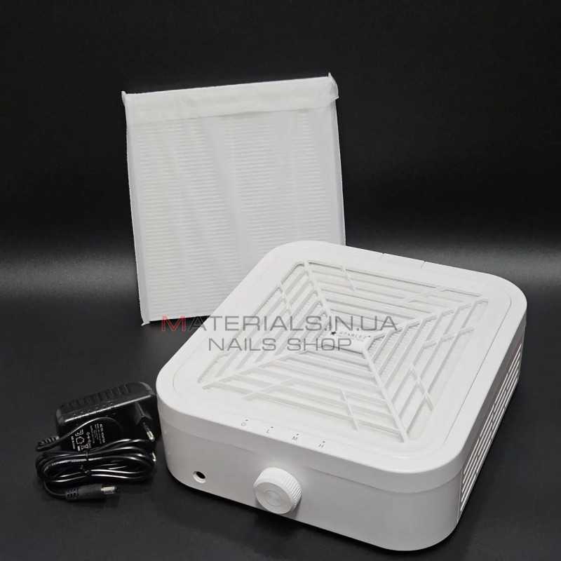 Витяжка для манікюру Starlet Professional WL-008 з НЕРА-фільтром 120 Вт 25.5х21.5х7 см колір білий Витяжка для манікюру Starlet Professional WL-008 з НЕРА-фільтром 120 Вт 25.5х21.5х7 см колір білий