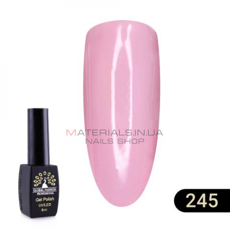 Гель лак BLACK ELITE 245, Global Fashion 8 мл Гель лак BLACK ELITE 245, Global Fashion 8 мл