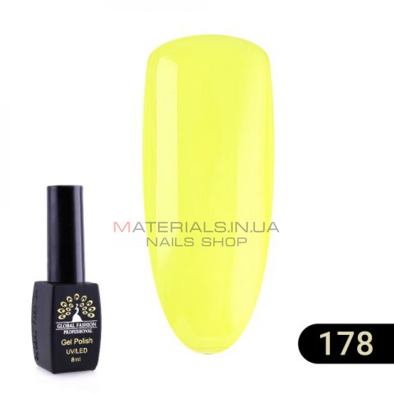 Гель лак BLACK ELITE 178, Global Fashion 8 мл