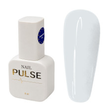 Гель-лак NAIL PULSE Gel Polish №86, 8 мл біло-сірий