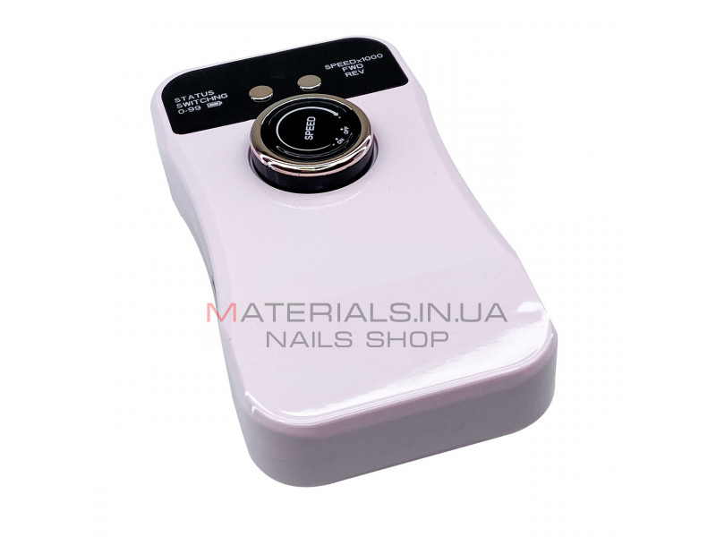 Фрезер для манікюру рожевий акумуляторний Nail Master ZS-230 35000 об/м фрезер портативний манікюрний ЗС 230