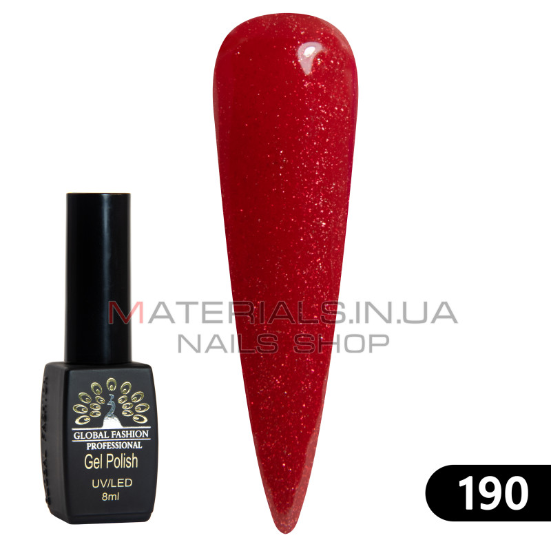 Гель лак BLACK ELITE 190, Global Fashion 8 мл