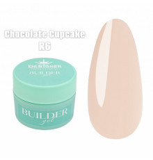 Builder Gel 15 мл., Дизайнер (Моделюючий гель) R6 Chocolate Cupcake