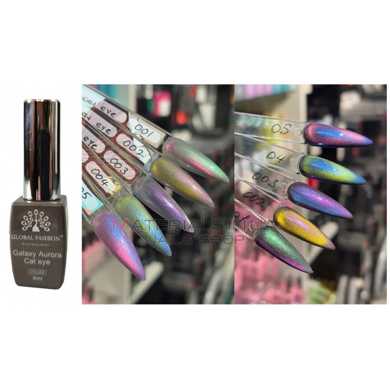 Galaxy Aurora Cat Eye Global Fashion, №04, 8мл
