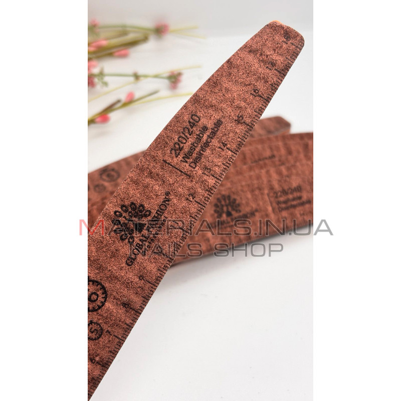 Упаковка пилок Global Fashion (color series) - лодочка 220/240 грит (25шт)