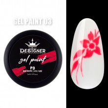 Gel Paint (no wipe) Гель-фарба (без липкого шару) Designer Professional, 5мл. №03