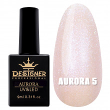Гель-лак для дизайна Aurora Designer c эффектом втирки, 9 мл. №5