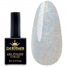 Гель-лак Designer Diamond Kingdom - M325 Блискучий айсбрег