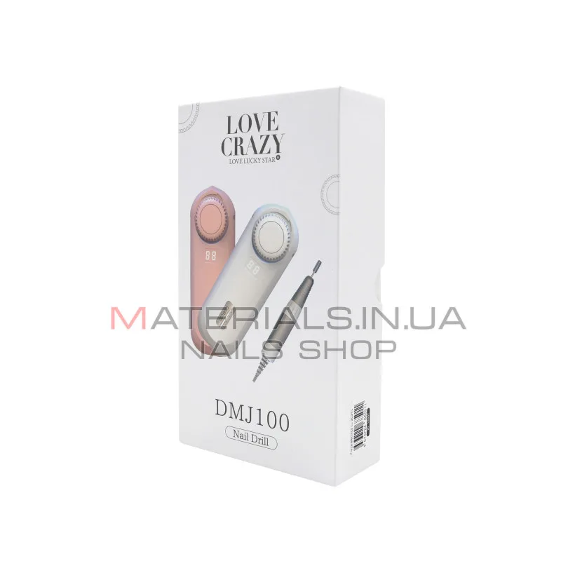 Аппарат для маникюра и педикюра DMJ-100 white, на аккумуляторе, 35000 об.