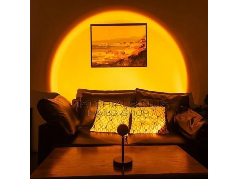 Настольная лампа с эффектом заката солнца Sunset Lamp