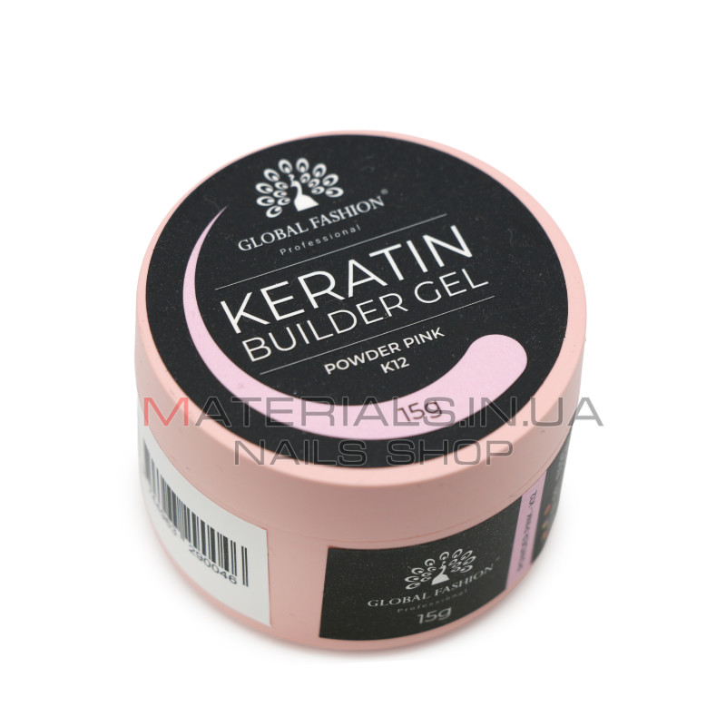 KERATIN BUILDER GEL, Global Fashion, 15 g, K12