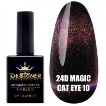 Гель-лак "Кошачий глаз" 24D Magic Cat Eye Designer Professional, 9мл. №10