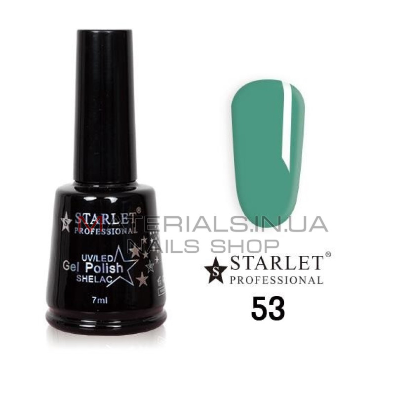 Гель-лак Starlet Professional №53, "Аквамарин"