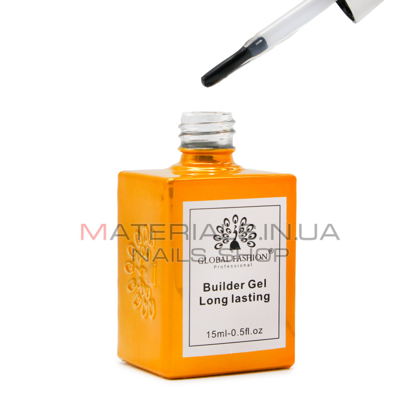 Гель для нарощування Builder Gel, 15 ml, прозорий