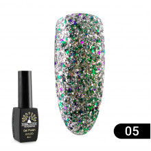 Гель лак Global Fashion Shiny (Пестрота), 8 мл, 05
