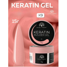 Keratin builder gel, K9, Global Fashion, 15 г