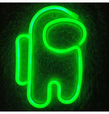Ночной светильник — Neon Amazing — Among Us Green