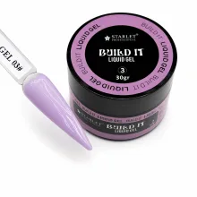 Гель для наращивания и укрепления ногтей Build It Liquid Gel Starlet Professional №03, 30г