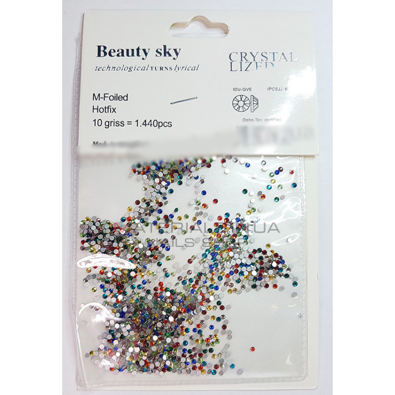Камни Swarovski, разноцветные, 1440шт. SS3(1,3-1,5мм) Камни Swarovski, разноцветные, 1440шт. SS3(1,3-1,5мм)
