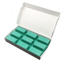 Плівковий віск для депіляції 500 г зелений, Global Fashion, Azuline Wax Block
