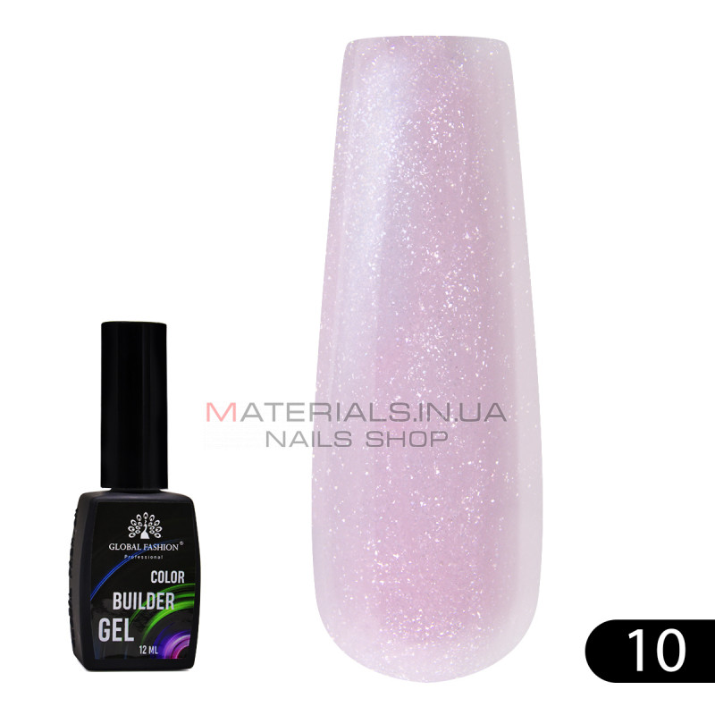 Кольоровий гель для нігтів Color Builder Gel 12 мл, 10 Кольоровий гель для нігтів Color Builder Gel 12 мл, 10