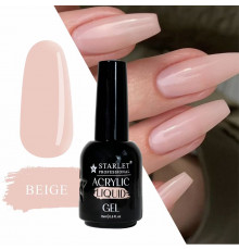 Рідкий акригель для нігтів Starlet Professional, 15 мл, Beige