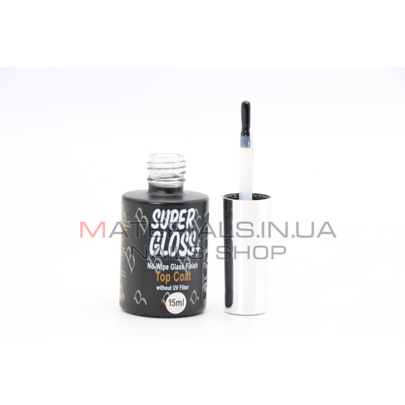 Топ супер-глянцевий Super Gloss Top Coat Bee Nails (15 мл)