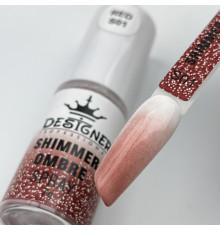 Shimmer Ombre Spray (7 г.) S01 - спрей пудра з шимером Дизайнер для створення омбре на нігтях
