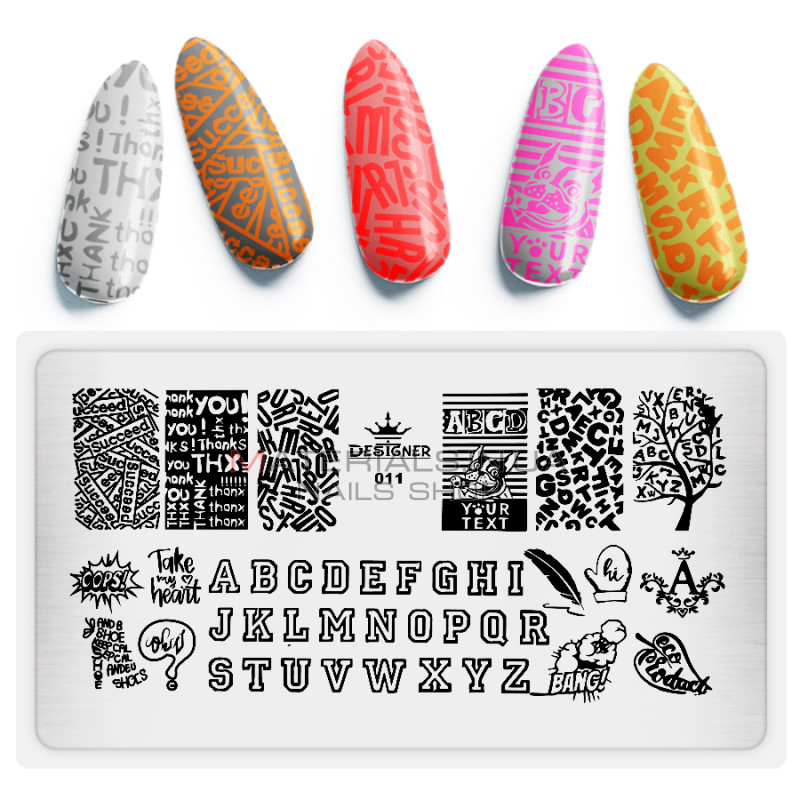 Диск для стемпінгу Designer металевий (12x6 см) №011 Диск для стемпінгу Designer металевий (12x6 см) №011