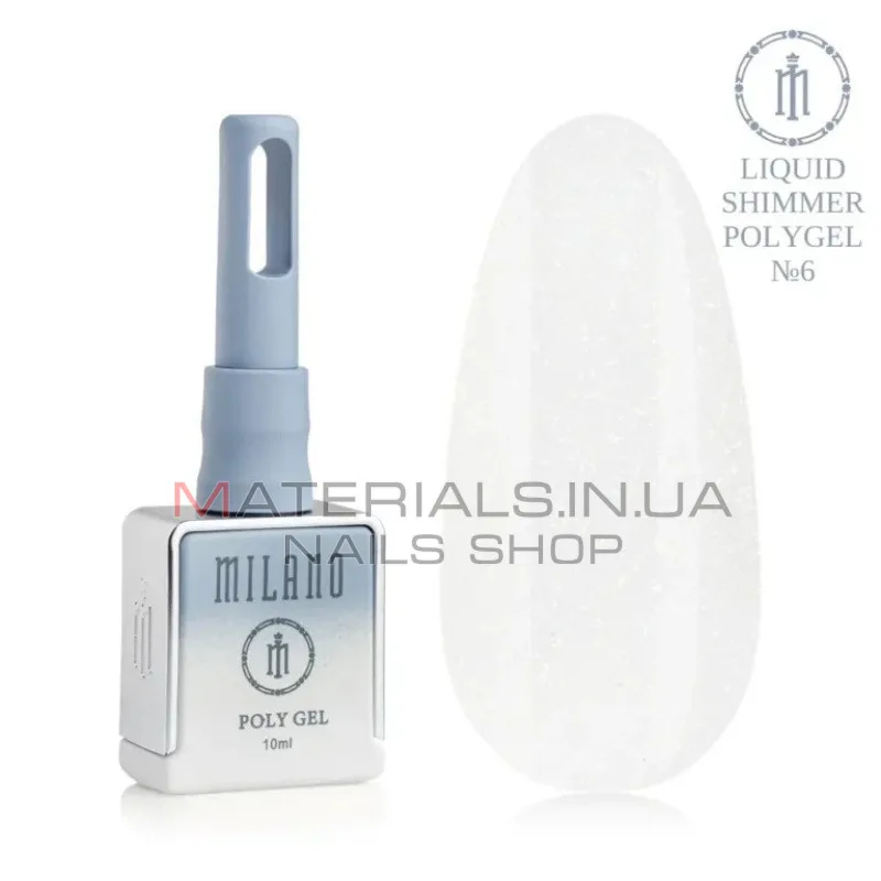 Liquid Shimmer Poly Gel Premium № 06
