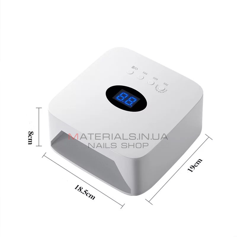 Беспроводная лампа S50 на 54 Вт.  для сушки ногтей (с аккумулятором - 9600mAh, с USB)