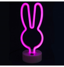 Ночной светильник — Neon Lamp series — Bunny Pink
