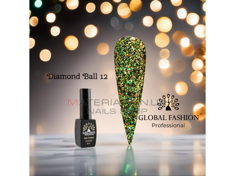 Гель лак Diamond Ball Global Fashion 8 мл, 012