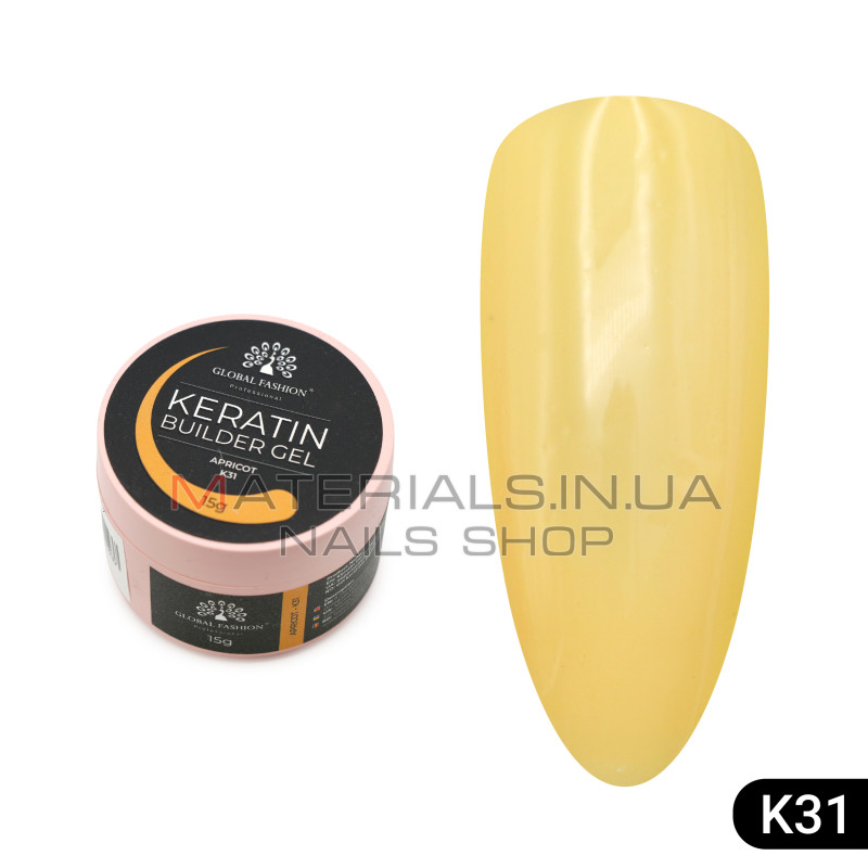 KERATIN BUILDER GEL, Global Fashion, 15 g, K31