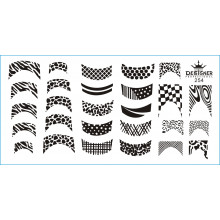 Диск для стемпінгу Designer металевий (12x6 см) №254