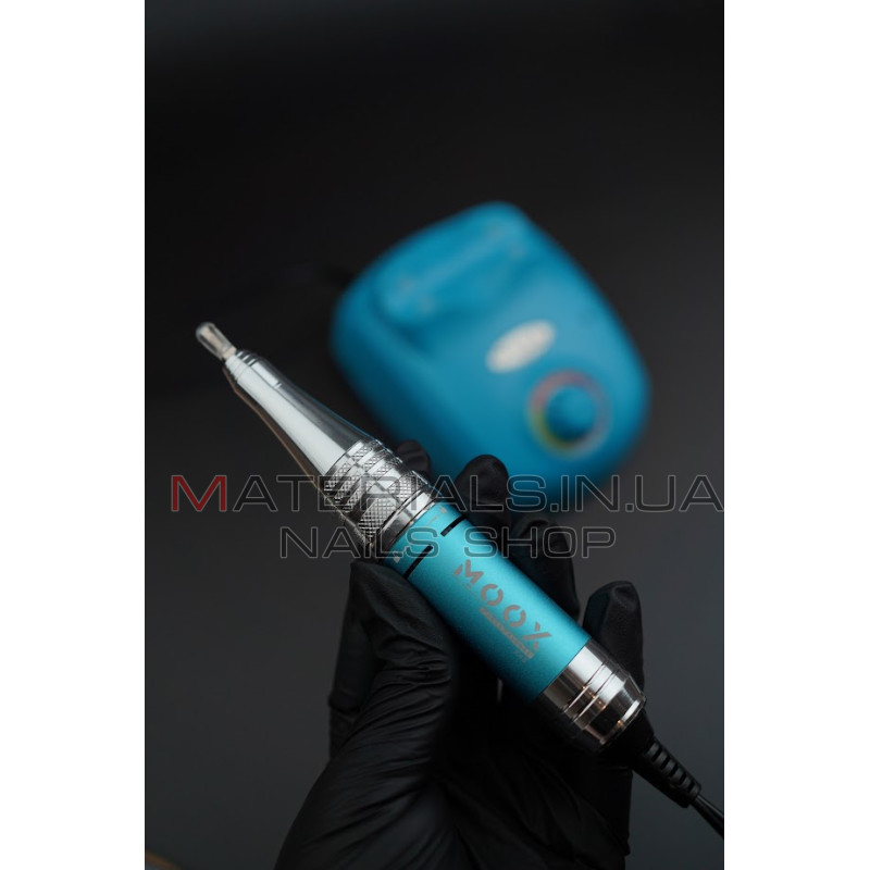 Фрезер Мокс X105 (Light Blue) на 45 000 об/хв. та 65W. для манікюру та педикюру