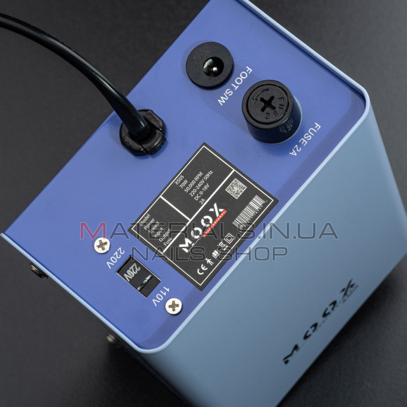 Фрезер Мокс X505 на 50 000 об/хв. та 70W. для манікюру та педикюру