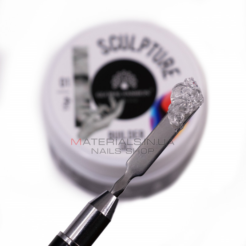 Скульптурний гель SCULPTURE BUILDER GEL15 гр, CLEAR №01 Скульптурний гель SCULPTURE BUILDER GEL15 гр, CLEAR №01