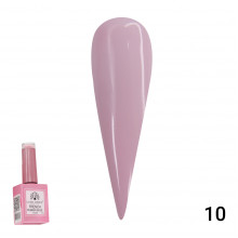 Каучукова база для гель лаку френч, Rubber Base Coat French, 15 мл., Global Fashion 10