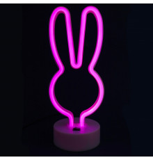 Ночной светильник Neon Lamp series — Bunny Pink