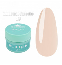 Builder Gel 55 мл., Дизайнер (Моделюючий гель) R6 Chocolate Cupcake