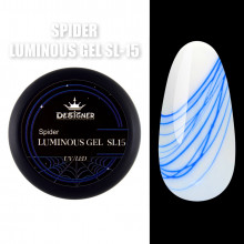 Spider Luminous Gel Люминесцентная паутинка Designer Professional, 8 мл №15