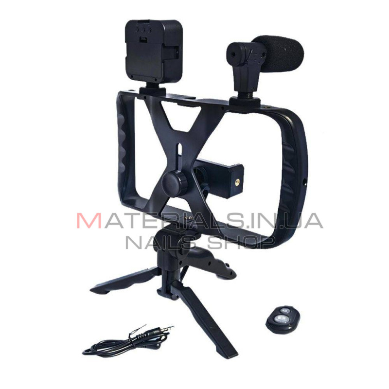 Монопод Tripod TL-49T, LED Lamp, Microphone, 0,13 м
