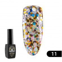 Гель лак Global Fashion Shiny (Пестрота), 8 мл, 11