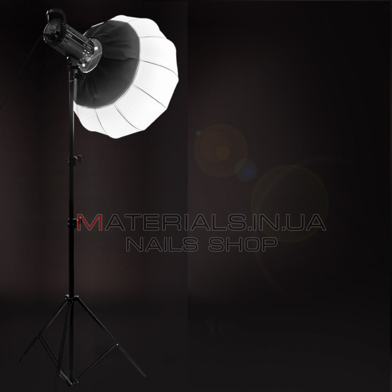 Комплект LQ-150, сферичний софтбокс, прожектор, штатив LED, 200 Вт (5600 K)