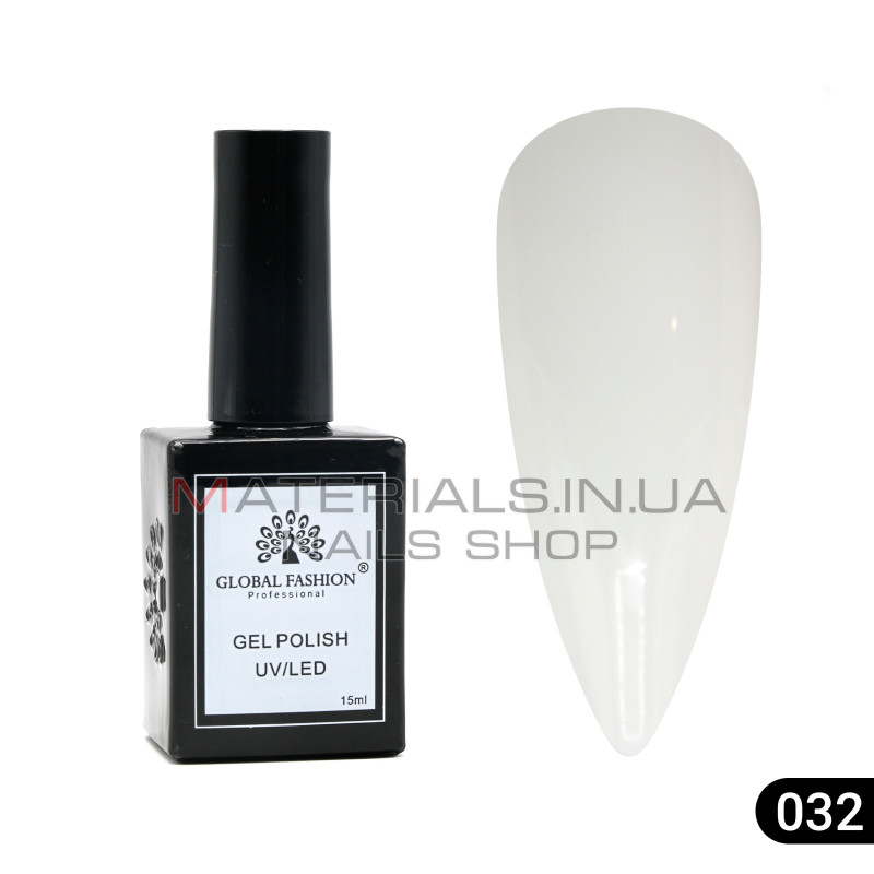 Гель лак Global Fashion, Gel polish 15 ml, 32