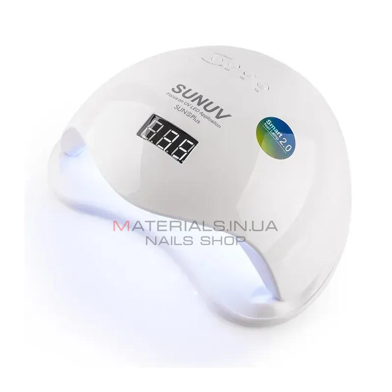 LED UV Лампа SUN 5 plus 48W White для манікюру (Оригінал) LED UV Лампа SUN 5 plus 48W White для манікюру (Оригінал)